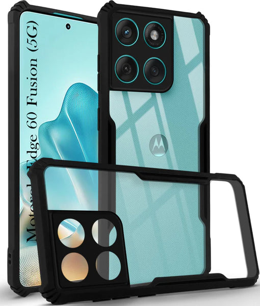 Hybrid Shockproof transparent Silicone Case for Motorola Edge 60 Fusion