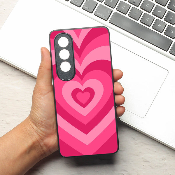 Retro Love metal back case for Oneplus Nord CE 4