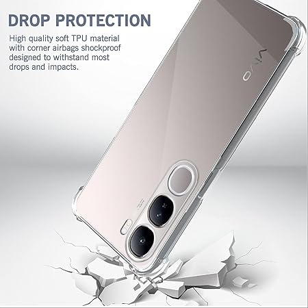 SilicaClear Transparent Silicone Case for Vivo Y29