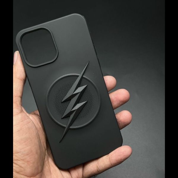 F-Superhero Engraved silicon Case for Apple Iphone 12