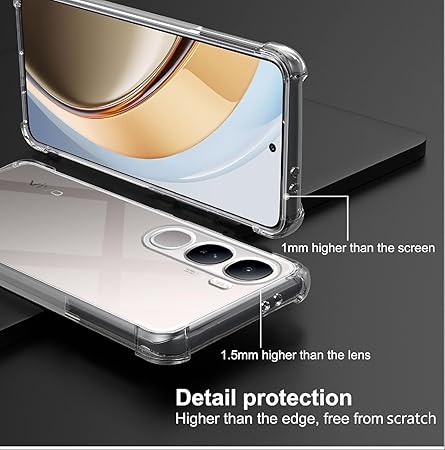 SilicaClear Transparent Silicone Case for Vivo Y29