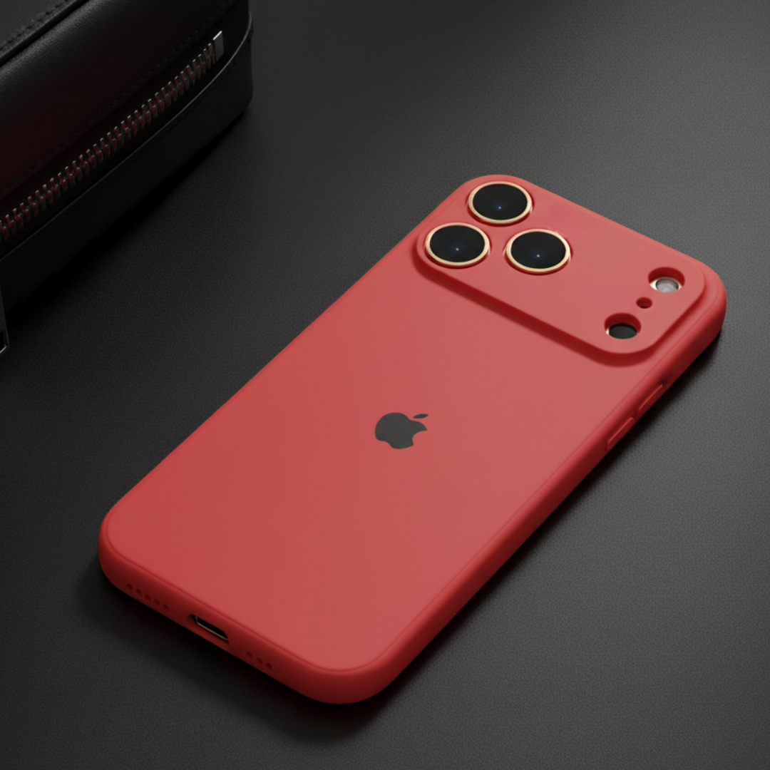 Red Candy Silicone Case for Apple Iphone 17 pro max – The Hatke