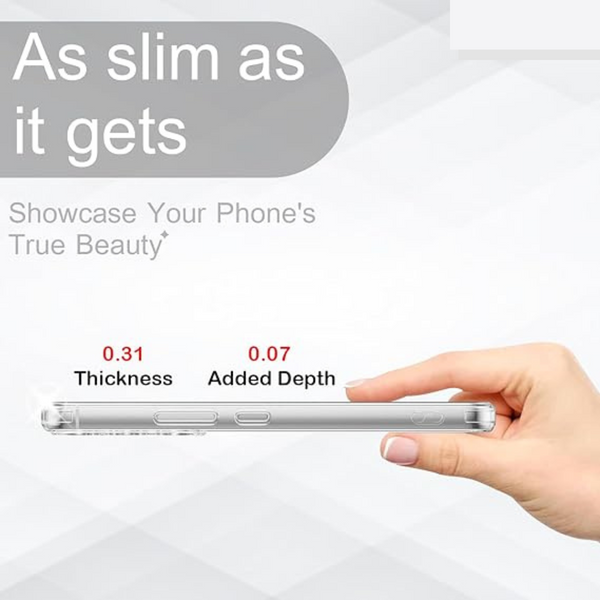 SilicaClear Transparent Silicone Case for Apple Iphone 11 Pro Max