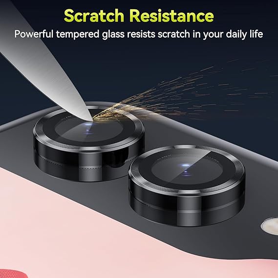 Light Blue Metallic camera ring lens guard for Samsung Galaxy Z Flip 6