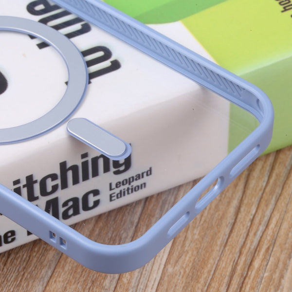 Sierra Blue MagSafe Clear Transparent Silicone case for Apple iphone 13 Pro