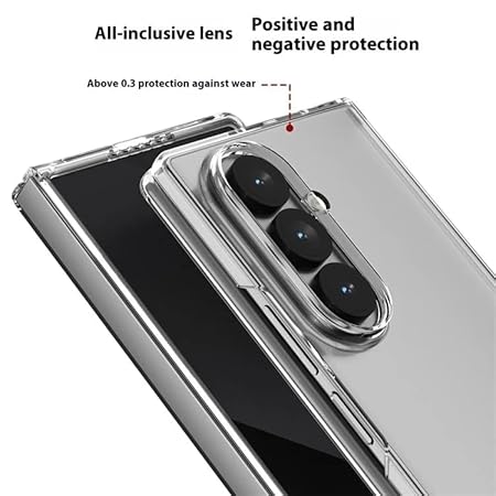 Transparent TPU Silicone case for Samsung Z Fold 7