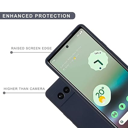 Dark Blue Camera Original Silicone case for Google Pixel 6A