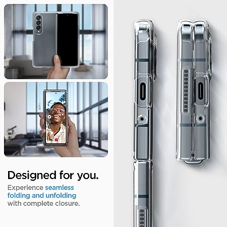 Transparent TPU Silicone case for Samsung Z Fold 4 5G