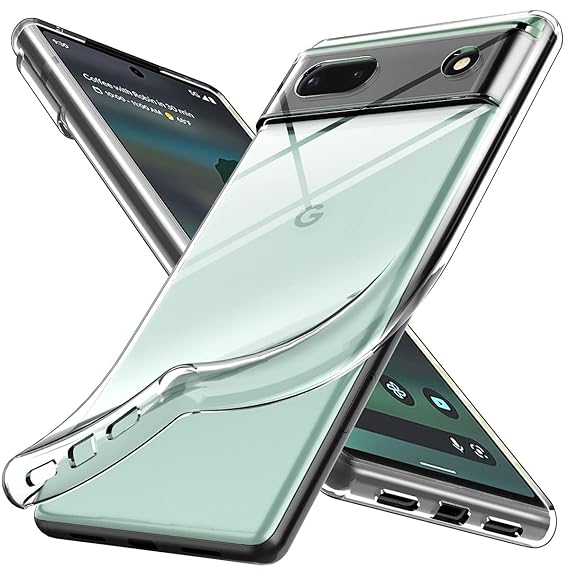 SilicaClear Transparent Silicone Case for Google Pixel 6A