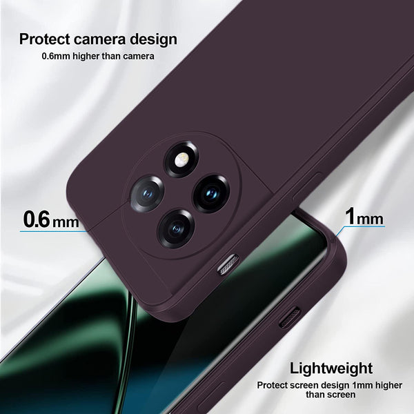 Mehroon Camera Original Silicone case for Oneplus 11
