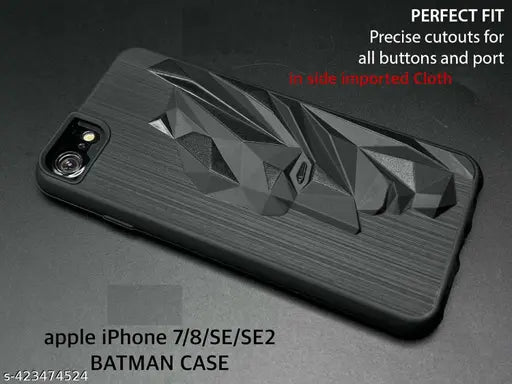 Superhero Engraved logo silicon Case for Apple Iphone 7