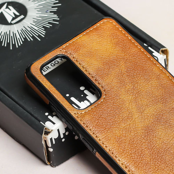 Puloka Brown Leather Case for Samsung S20 FE