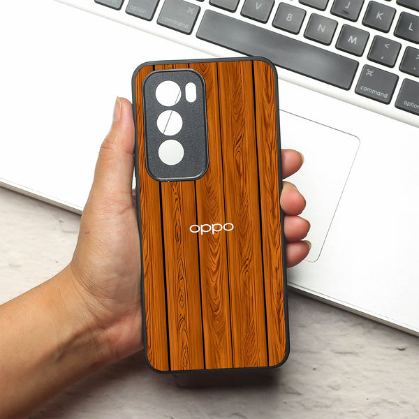 WoodCraft Touch metal back case for Oppo Reno 12