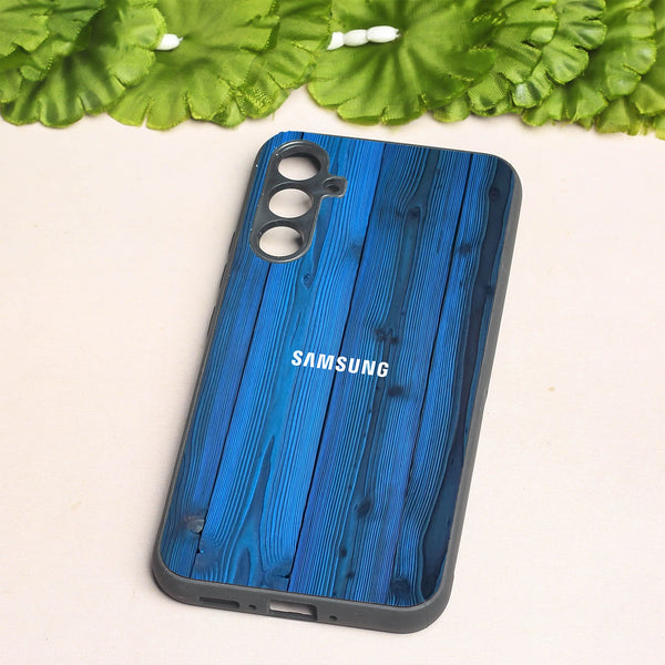 Indigo Planks metal back case for Samsung A34