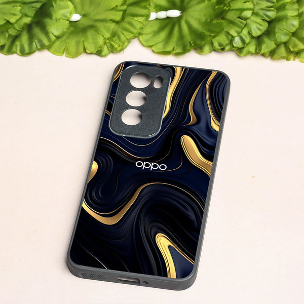 Noir Gold metal back case for Oppo Reno 12