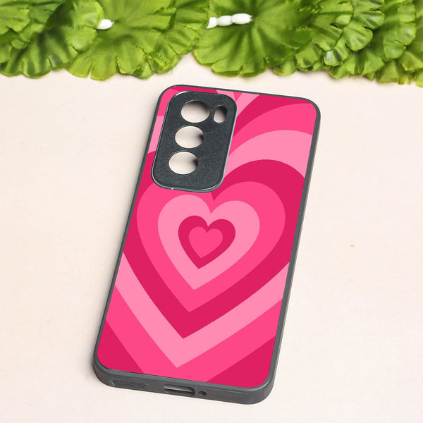 Retro Love metal back case for Oppo Reno 12