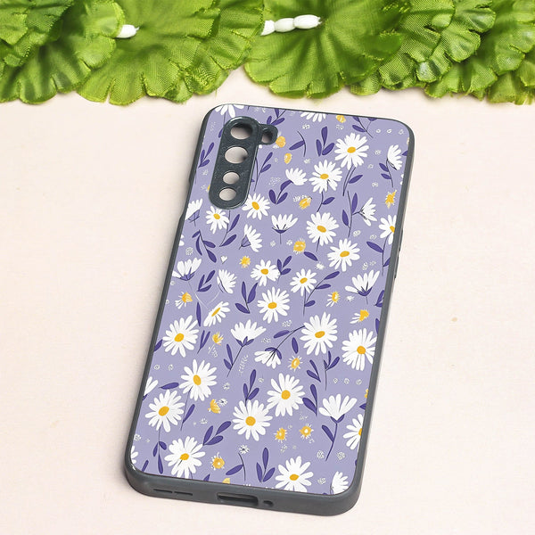 Lavender Daisies metal back case for Oneplus Nord