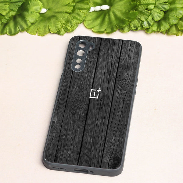 Dark Wood metal back case for Oneplus Nord