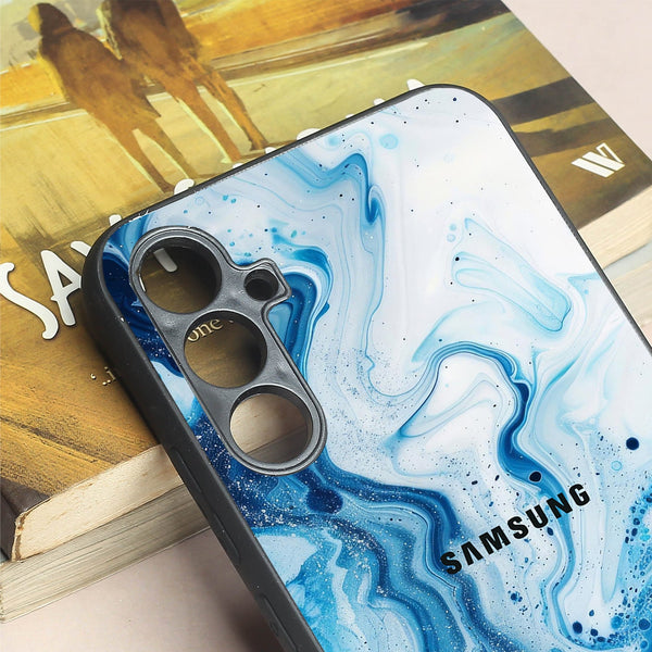 Neptune Swirl metal back case for Samsung A34