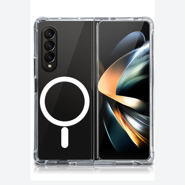 MagSafe Clear Transparent Silicone case for Samsung Z Fold 3 5G