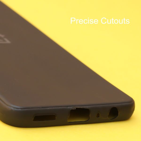 Black Camera Silicone Case for Oneplus Nord CE - The Hatke