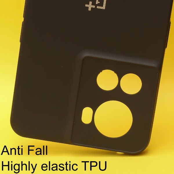 Black Candy Silicone Case for Oneplus 10R 5G - The Hatke