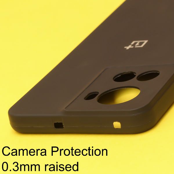 Black Candy Silicone Case for Oneplus 10R 5G - The Hatke