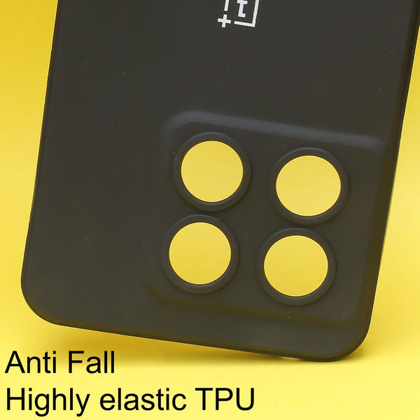 Black Candy Silicone Case for Oneplus 10T - The Hatke