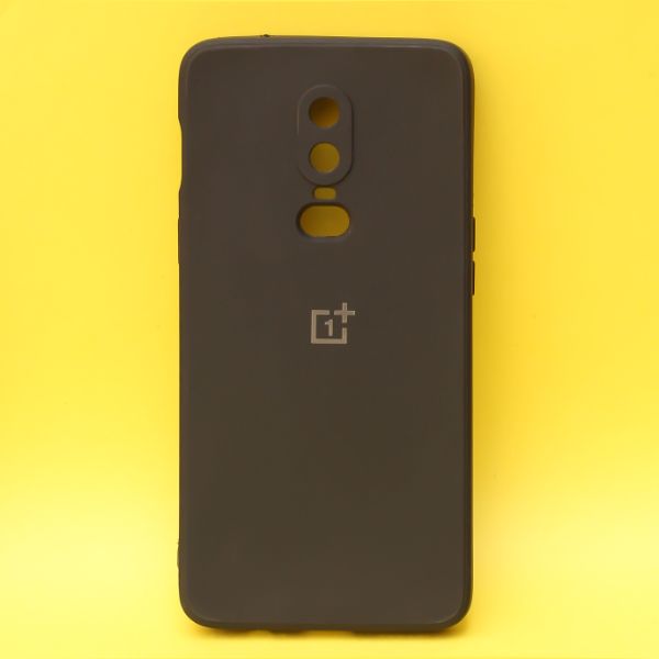 Black Candy Silicone Case for Oneplus 6 - The Hatke