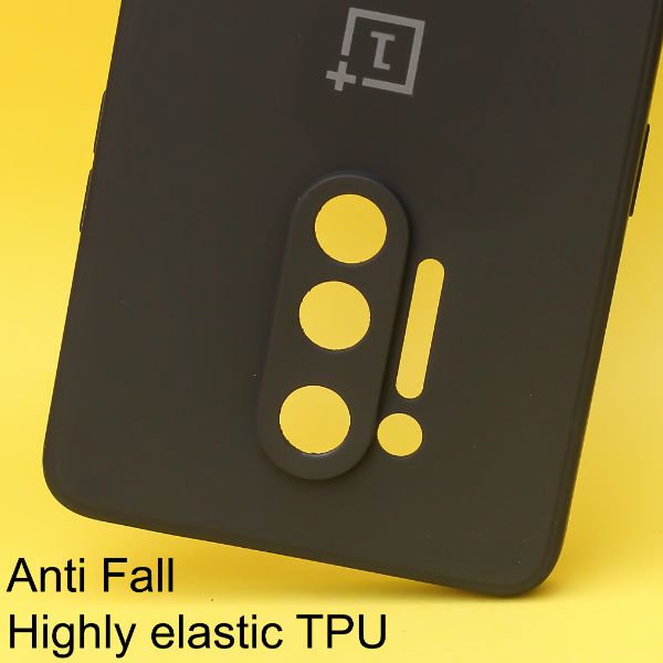 Black Candy Silicone Case for Oneplus 8 Pro - The Hatke