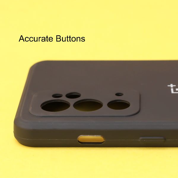 Black Candy Silicone Case for Oneplus 9RT - The Hatke