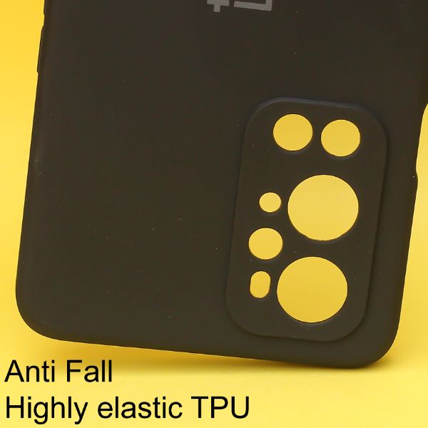 Black Candy Silicone Case for Oneplus 9 Pro - The Hatke