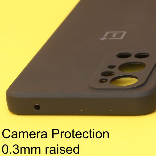 Black Candy Silicone Case for Oneplus 9 Pro - The Hatke