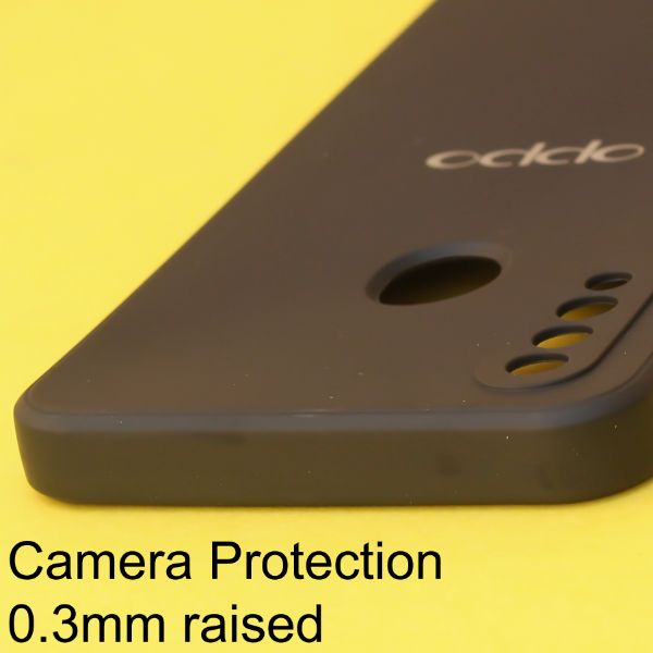 Black Candy Silicone Case for Oppo A31 - The Hatke