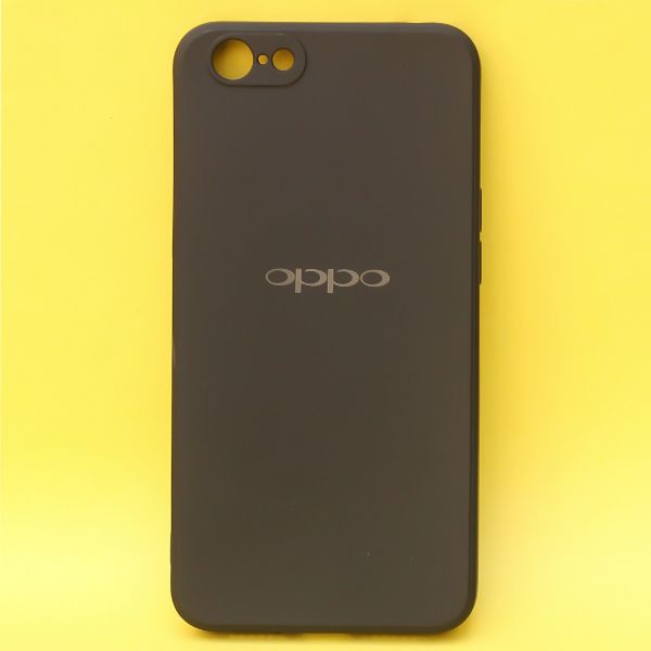 Black Candy Silicone Case for Oppo A71 - The Hatke
