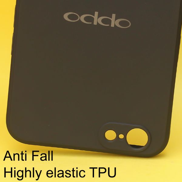 Black Candy Silicone Case for Oppo A71 - The Hatke