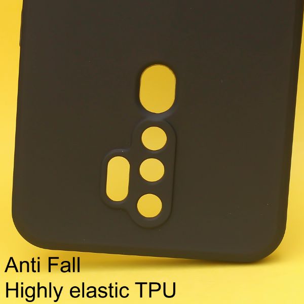 Black Candy Silicone Case for Oppo A9 2020 - The Hatke