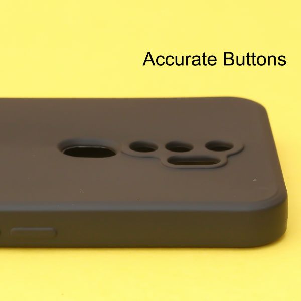 Black Candy Silicone Case for Oppo A9 2020 - The Hatke