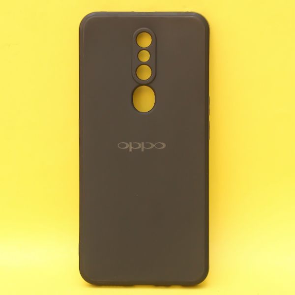 Black Candy Silicone Case for Oppo F11 Pro - The Hatke