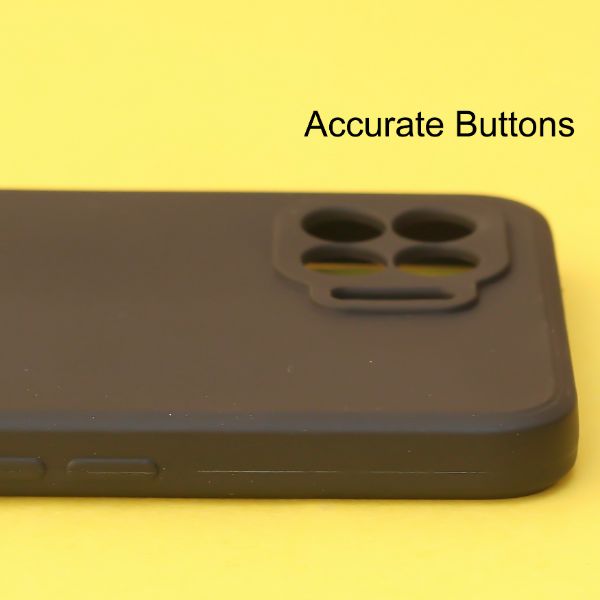 Black Candy Silicone Case for Oppo F17 Pro - The Hatke