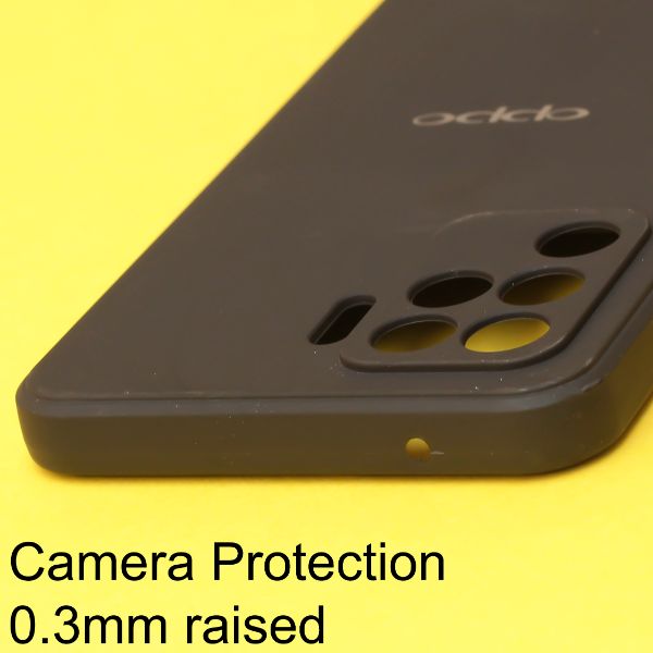 Black Candy Silicone Case for Oppo F19 Pro - The Hatke