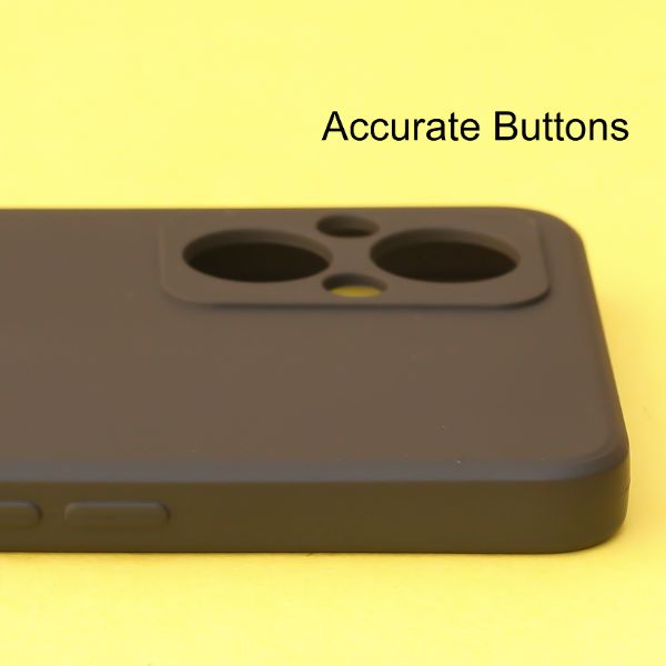 Black Candy Silicone Case for Oppo F21 Pro 5g - The Hatke