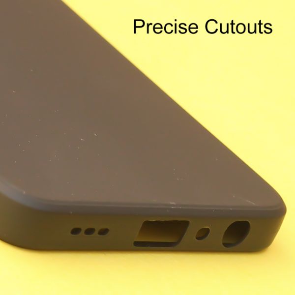 Black Candy Silicone Case for Oppo F21 Pro 5g - The Hatke