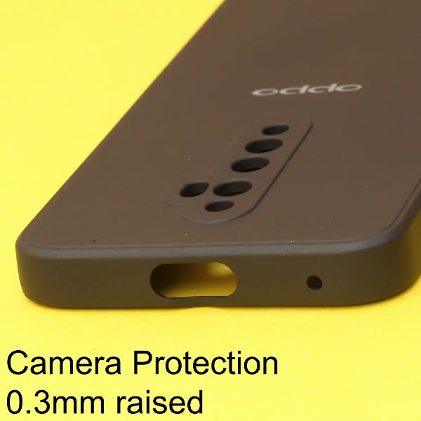 Black Candy Silicone Case for Oppo Reno 2z - The Hatke
