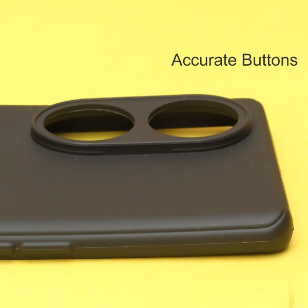 Black Candy Silicone Case for Oppo Reno 8T - The Hatke