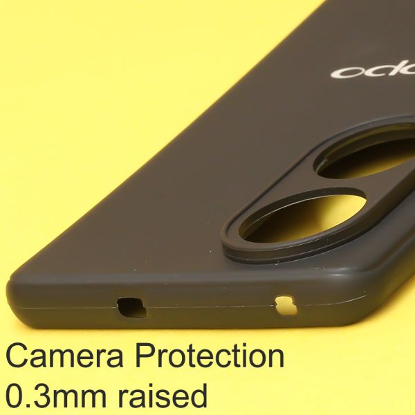 Black Candy Silicone Case for Oppo Reno 8T - The Hatke