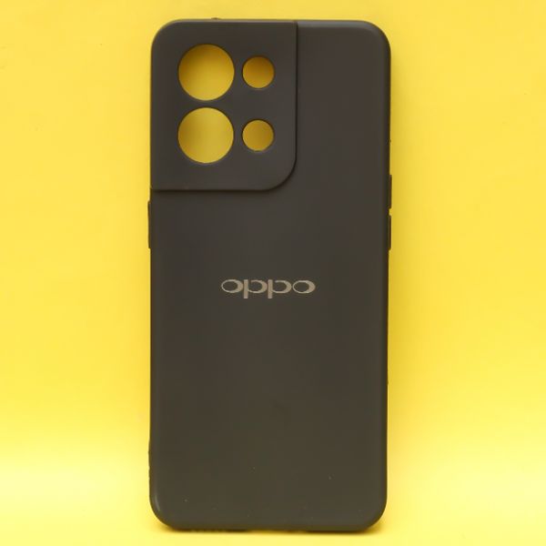 Black Candy Silicone Case for Oppo Reno 8 - The Hatke