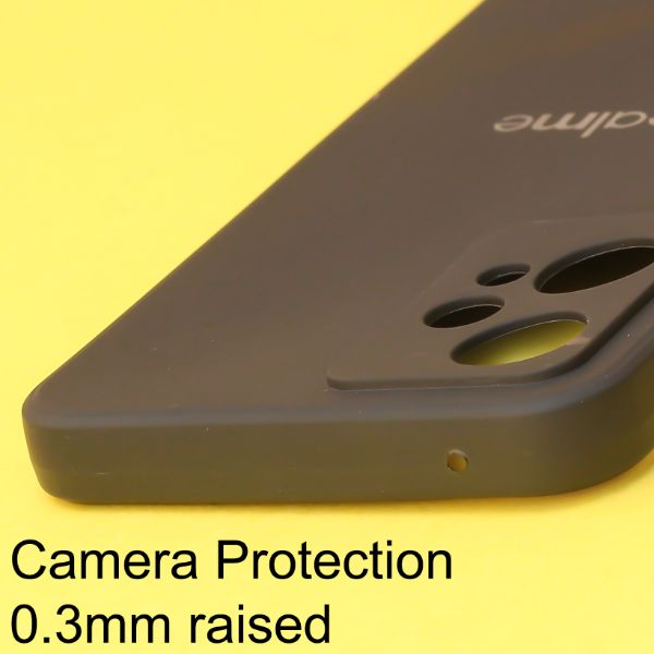 Black Candy Silicone Case for Realme 9 pro - The Hatke