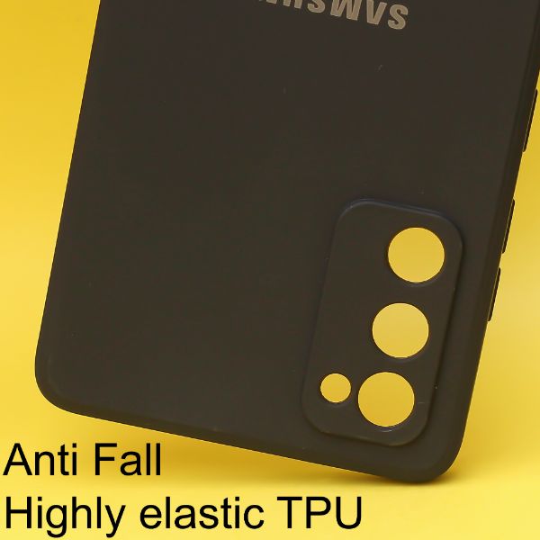 Black Candy Silicone Case for Samsung S21 FE - The Hatke