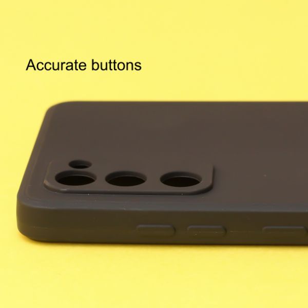 Black Candy Silicone Case for Samsung S21 FE - The Hatke